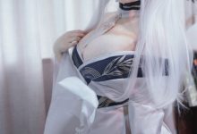 阿半今天很开心 –  碧蓝航线 白凤和服[60P+1V-752.2M]-秀人美女