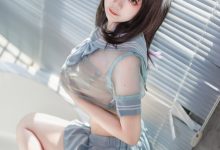 阿雪雪 – 蓝色JK[56P-1.03G]-秀人美女