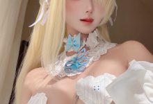 三度_69 –  蔚蓝档案 明日奈内衣女仆[61P+2V-267.7M]-秀人美女