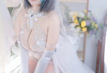 阿半今天很开心 – 碧蓝航线 柴郡誓约花嫁[130P+4V-1.29G]-秀人美女
