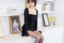BoBoSocks袜啵啵 No.704 小甜豆-高跟鞋、薄黑丝、黑丝淋酸奶 [166P1V-6.63GB]-秀人美女