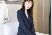 BoBoSocks袜啵啵 No.709 稚予-平底鞋、厚灰丝、裸足、ol制服 [156P1V-6.12GB]-秀人美女