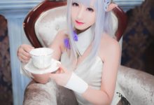 羽生三未 –  从零开始的异世界生活 艾米莉亚兔女郎-秀人美女