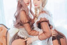 羽生三未&一千只猫薄荷- –  透明女仆-秀人美女