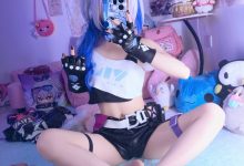 银狼原皮-衬衫-秀人美女