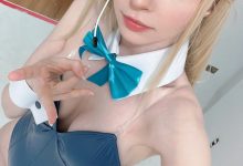 Peach milky –  Asuma Toki Bunny Suit-秀人美女