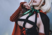 阿半今天很开心 –  罗恩·万圣节小恶魔-秀人美女