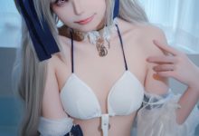 Quan冉有点饿 –  碧蓝航线 安克雷奇泳装-秀人美女