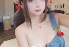 日奈娇 –  背带牛仔裤-秀人美女