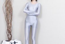 BoBoSocks袜啵啵 No.718 小甜豆-高跟凉鞋、银色连体衣 [190P1V-5.85GB]-秀人美女
