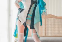Hatori Sama – NO.027 ae Miko Cocktail Dress-秀人美女