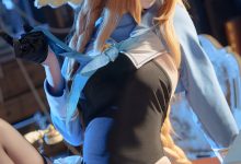 艾西Aiwest – NO.028 蔚蓝档案 志美子-秀人美女