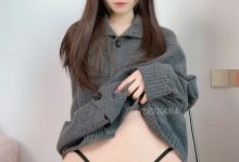 布丁大法 – NO.249 灰色毛衣-秀人美女