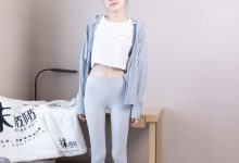 BoBoSocks袜啵啵 积分限定作品051 稚予-运动鞋、黑棉袜、薄肉丝-秀人美女