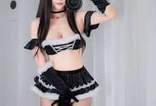 轩萧学姐 – NO.107 黑魔女圣诞-秀人美女