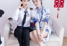 物恋传媒 No.2759 菜菜&橙子-高跟鞋、两双人字拖、薄肉丝、空姐制服 [226P1V-5.94GB]-秀人美女