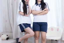 物恋传媒 No.2772 菜菜&岚岚-皮鞋、白船袜、裸足 [175P1V-5.98GB]-秀人美女