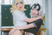 西园寺南歌 – NO.054 黑白贞德 JK制服-秀人美女
