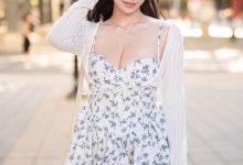 雨波HaneAme –  2026年08月订阅 Original Cinema Day Dress lingerie 夏日碎藍-秀人美女