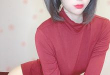 西园寺南歌 – NO.057 红色毛衣-秀人美女