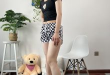 三禾摄影 No.077 休闲短裤 帆布鞋-秀人美女