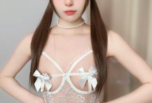 布丁大法 – NO.257 白色蕾丝-秀人美女