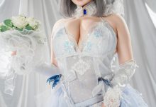 宝钡Bei-碧蓝航线 柴郡 誓约花嫁-秀人美女