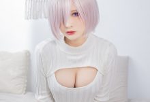 洛璃 LoLiSAMA – NO.120 玛修 基列莱特 开胸毛衣-秀人美女