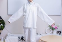 BoBoSocks袜啵啵 积分限定作品032 奶油-古装、古装靴、厚白丝-秀人美女