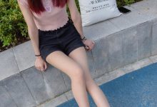袜觅社 NO.025 奶茶-秀人美女