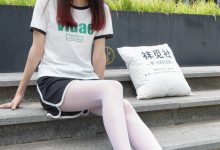 袜觅社 NO.028 奶茶-秀人美女