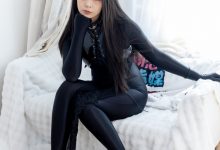 物恋传媒 No.2785 岚岚-高跟鞋、黑色连体衣、昏睡剧情-秀人美女