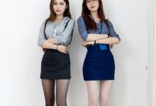 物恋传媒 No.2800 泡泡苹果-高跟鞋、薄白丝、薄黑丝、ol制服-秀人美女