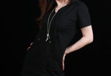 [王朝贵足]0011 室内套图 宣萱长统黑棉袜银色面具冷调小魔女系列B-秀人美女